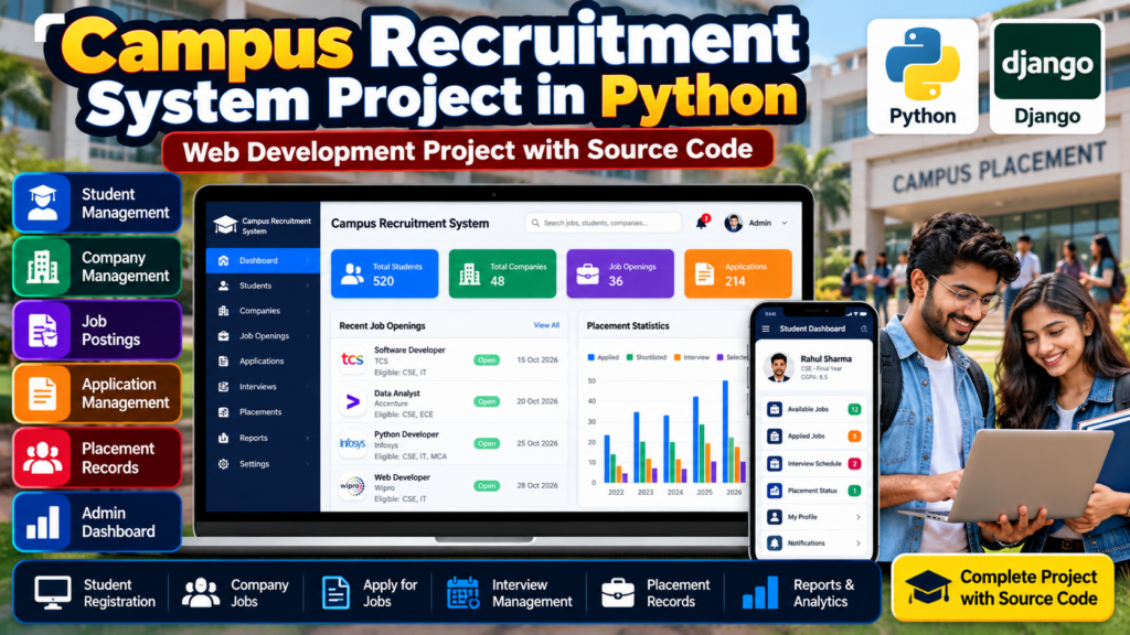 Campus Recruitment System Project in Python