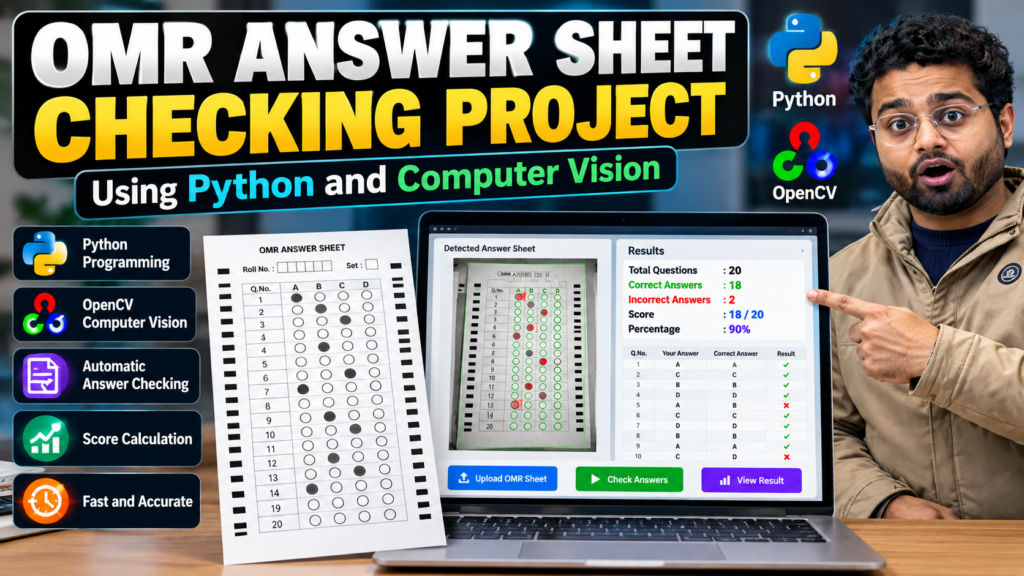 OMR Answer Sheet Checking Using Python and Computer Vision