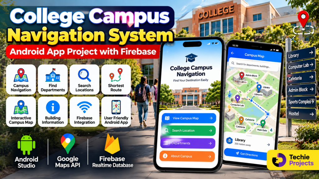College Campus Navigation System App using Android and Firebase
