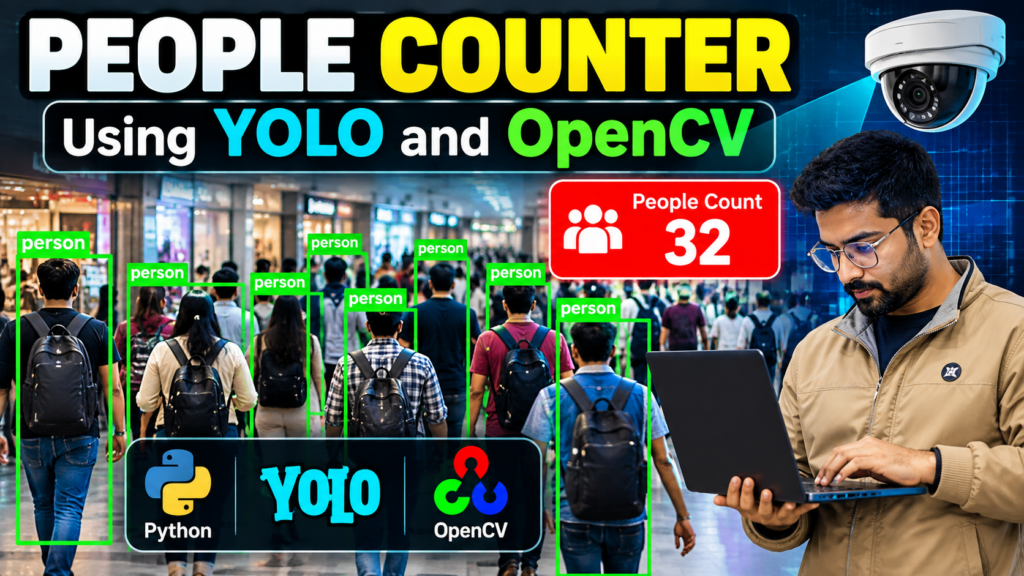 People Counter Using YOLO and OpenCV