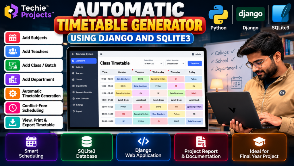 Automatic Timetable Generator Using Django and Python