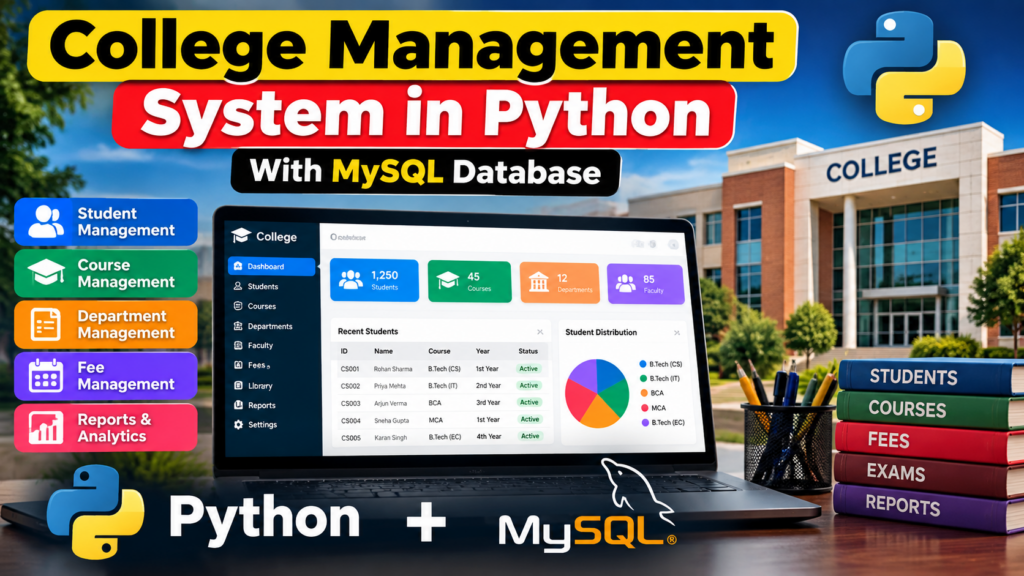 College Management System Project in Python