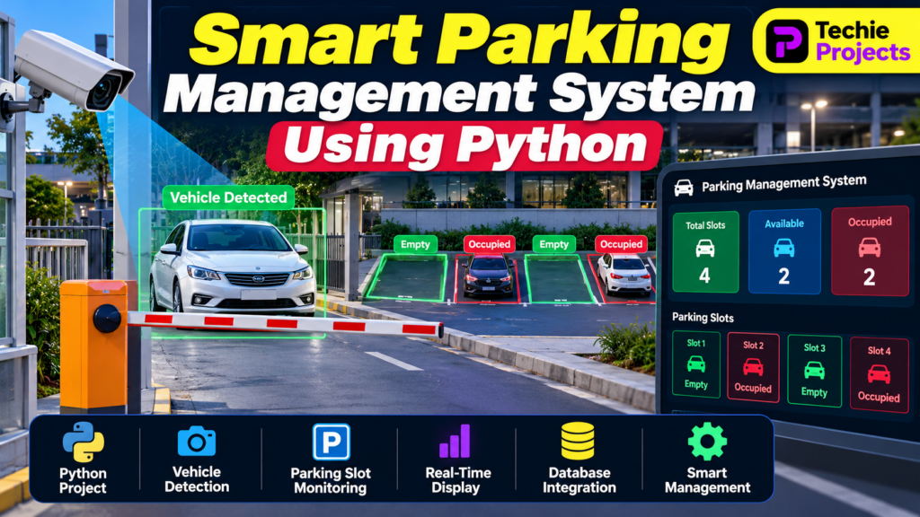 Smart parking management system using Python