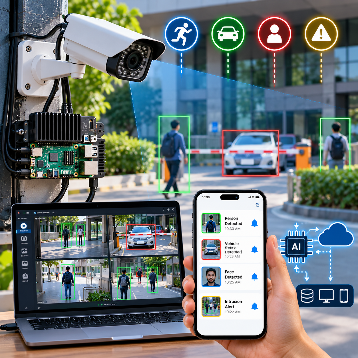 AI-based smart surveillance and intrusion detection system using computer vision