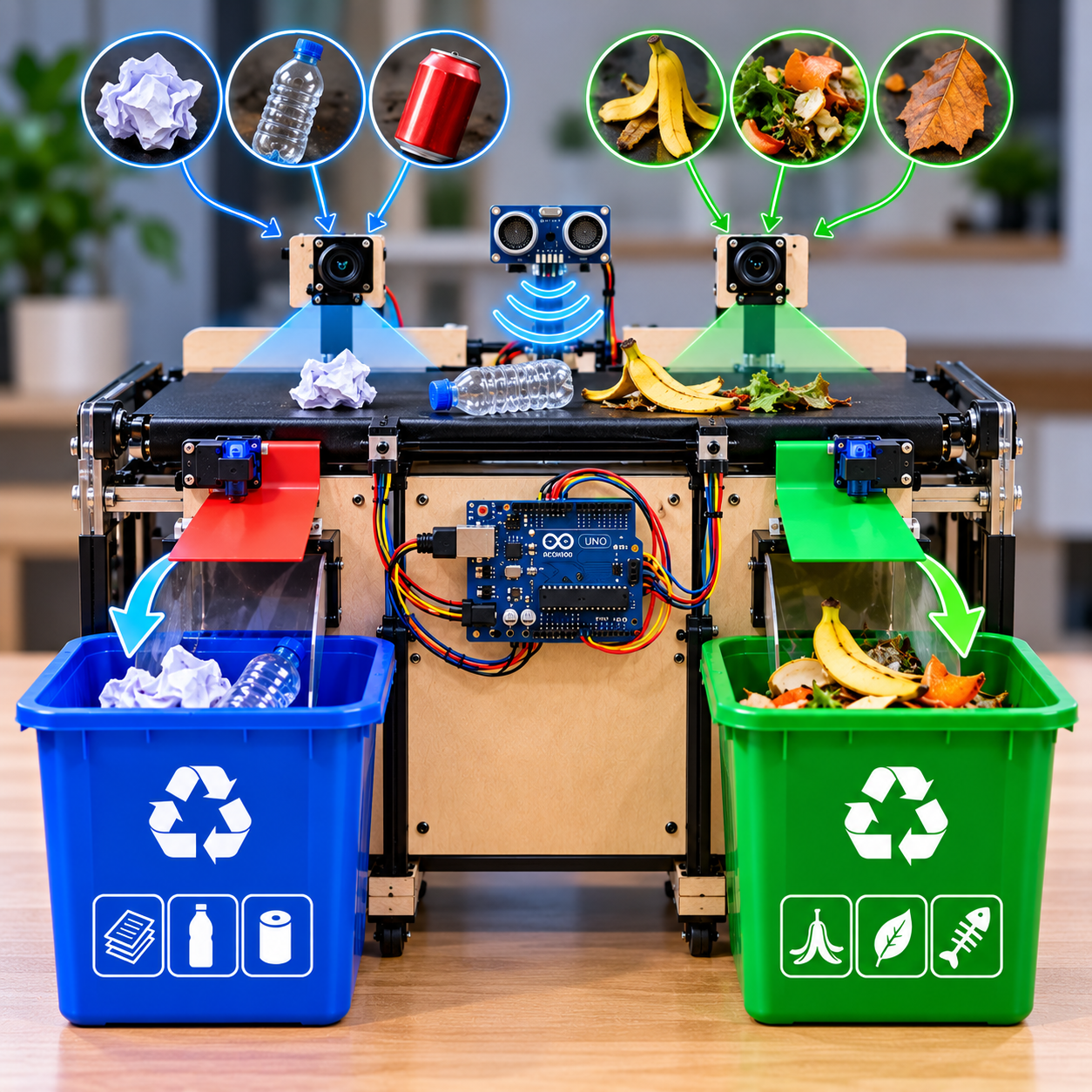 AI-based smart waste segregation system